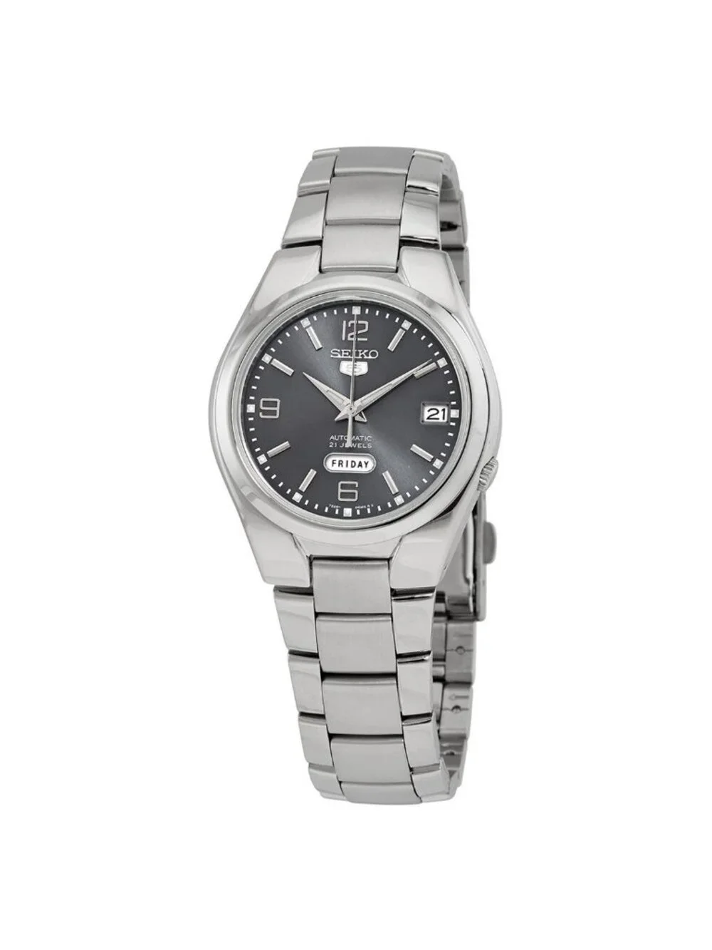 NWT Seiko 5 Automatic Grey Dial Men's Watch